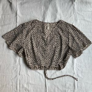 7DayWKND Leopard Print Top